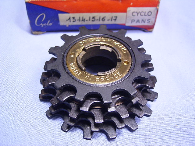 CYCLO PANS freewheel 5 speed (black, steel model)
