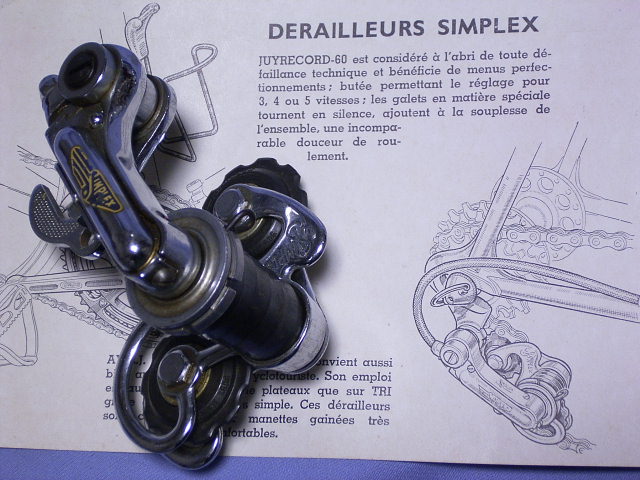 Simplex JUYRECORD 60 rear derailleur (1st model)