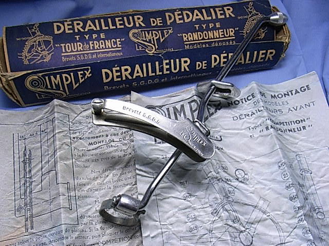 Simplex TOUR de FRANCE 1947 front derailleur
