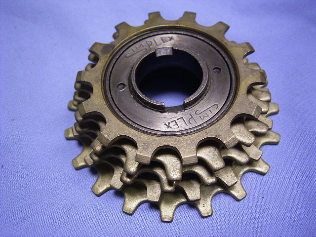 Simplex 5 speed freewheel (gold)