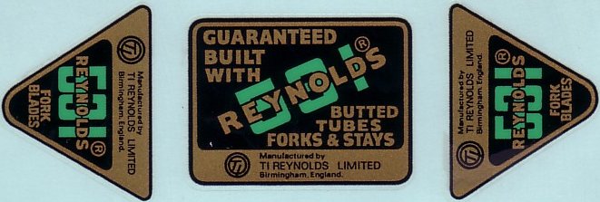 REYNOLDS 531 mid 1970's and forward