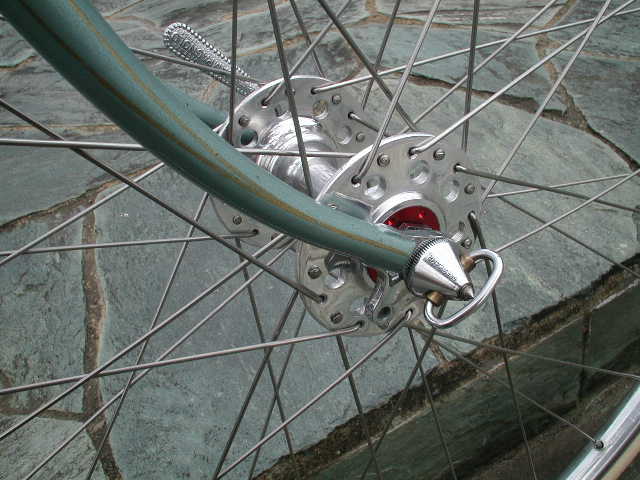 Rene Herse Maxi-Car hubs with Campagnolo RECORD quick skewers